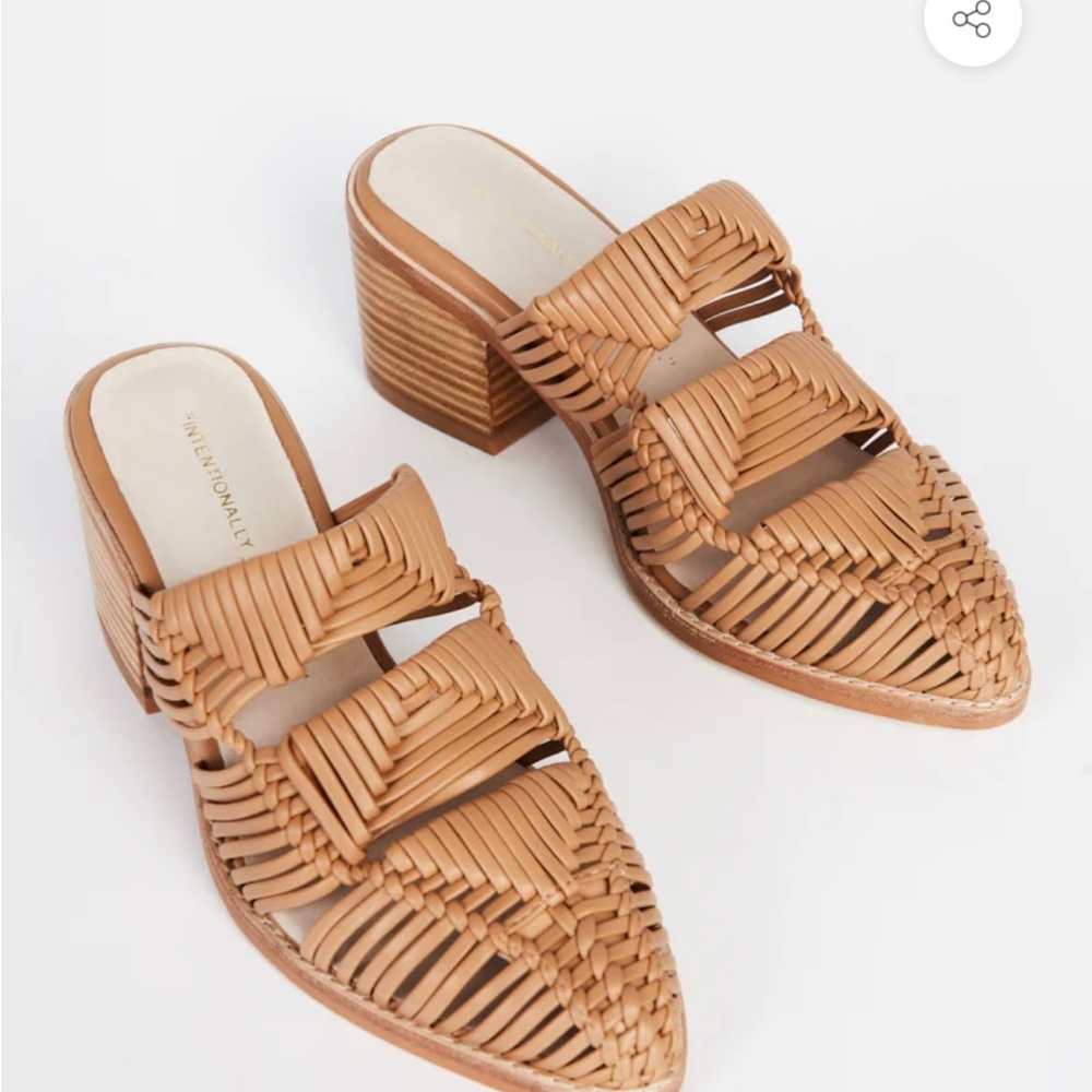 Calista Mule w low heel - please note stock photo is darker than pair for sale